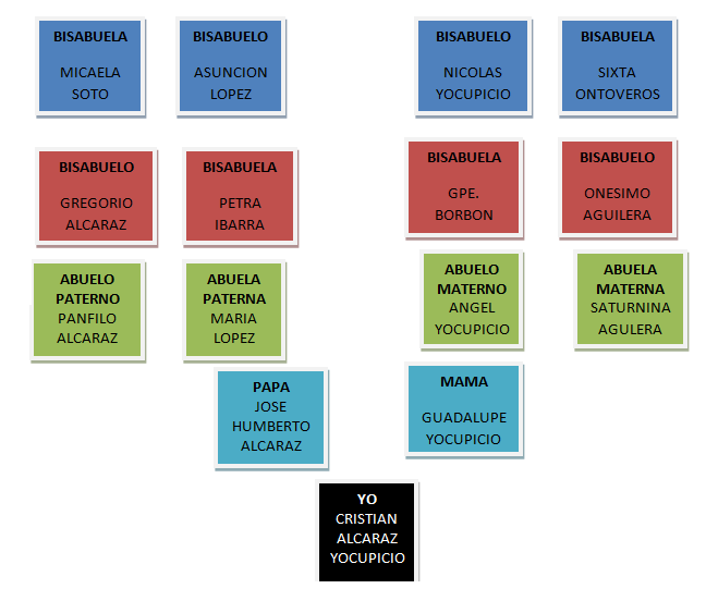 Arbol genealogico DE VAlores - Imagui