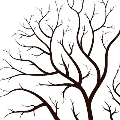 Árbol sin hojas vectorial (Vector tree) | Recursos 2D.