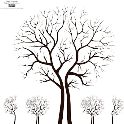 Árbol sin hojas vectorial (Vector tree) | Recursos 2D.com