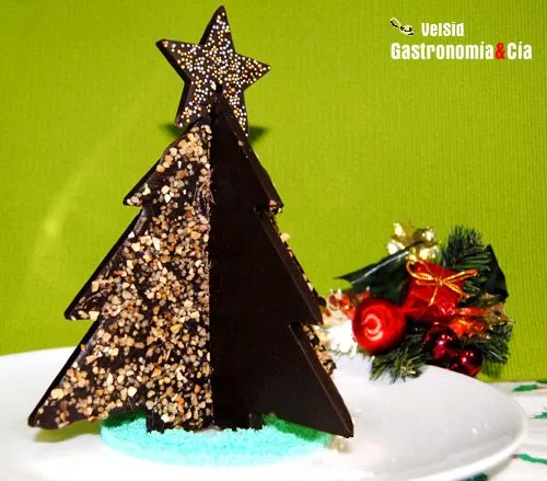 Árbol de Navidad de chocolate