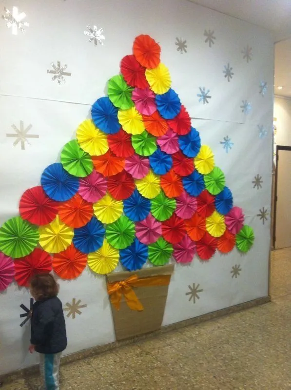 ÁRBOL DE NAVIDAD DE PAPEL - El blog de estrela