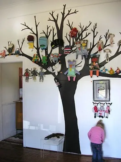 pintar arbol en pared | Decorar tu casa es facilisimo.