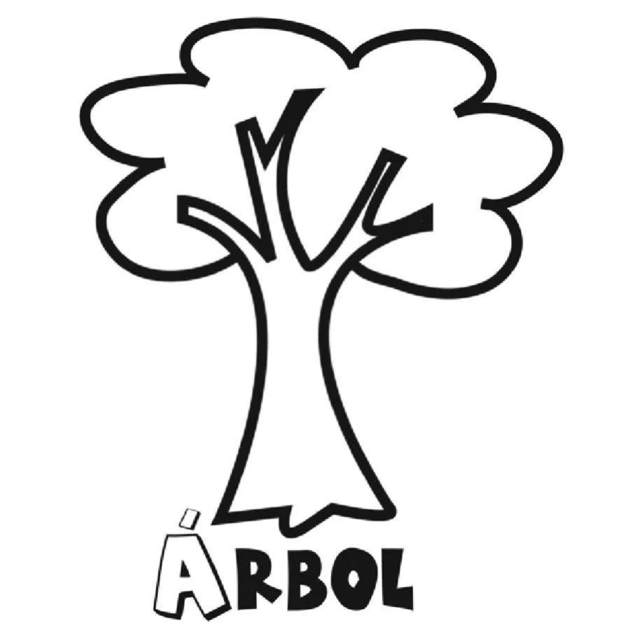 arbol en Pradera Colouring Pages (page 3)