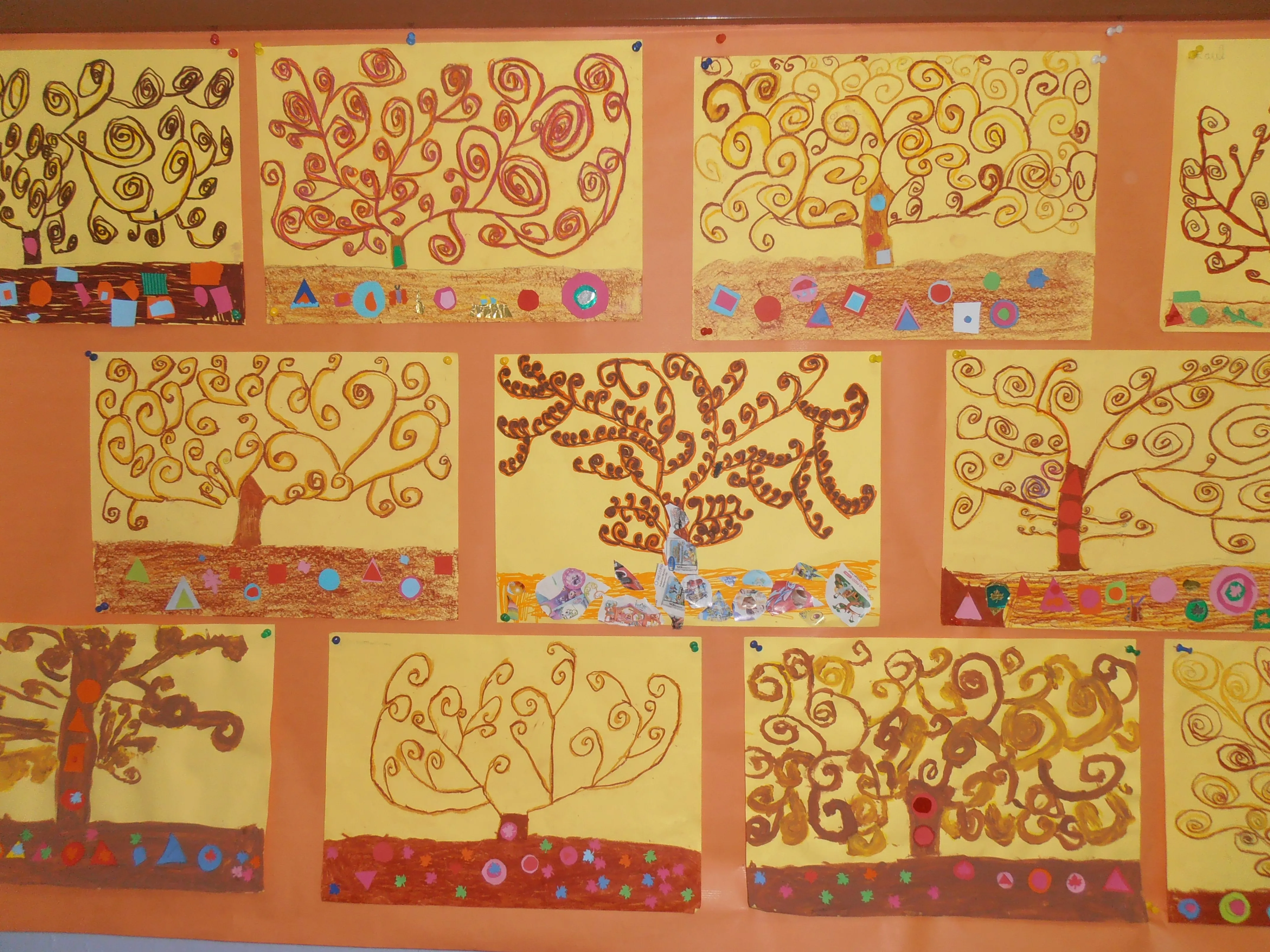 El arbol de la vida de Klimt por alumnos de 2º de primaria ...