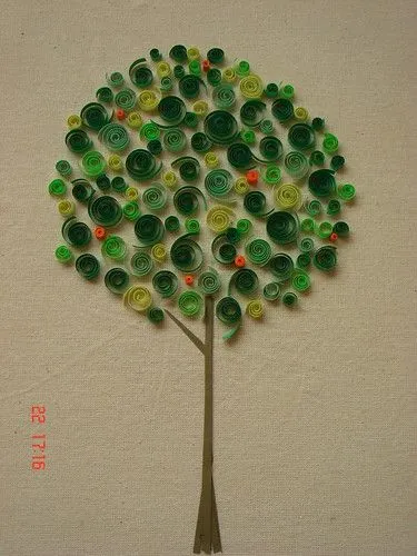 Arbol de la vida en quilling.- | Flickr - Photo Sharing!