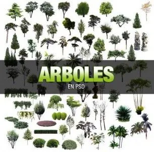 Arboles en formato .PSD gratis