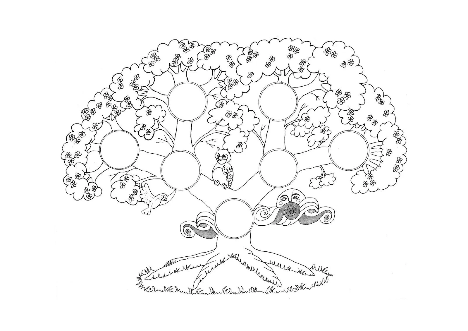 Arboles genealogicos para dibujar - Imagui