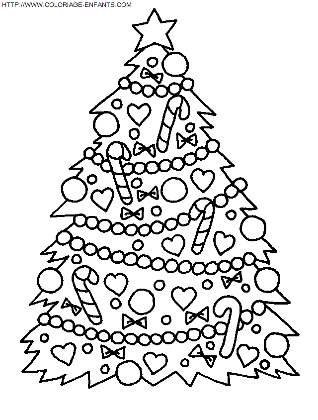 Arboles de navidad | Dibujos para imprimir y colorear