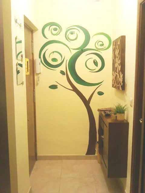 arboles pintados en la pared - Buscar con Google | Proyectos que ...