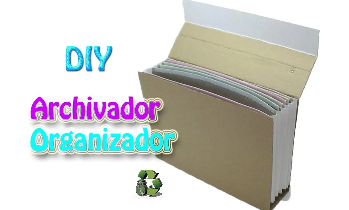 Como hacer una archivador (Reciclaje) Ecobrisa - YouTube