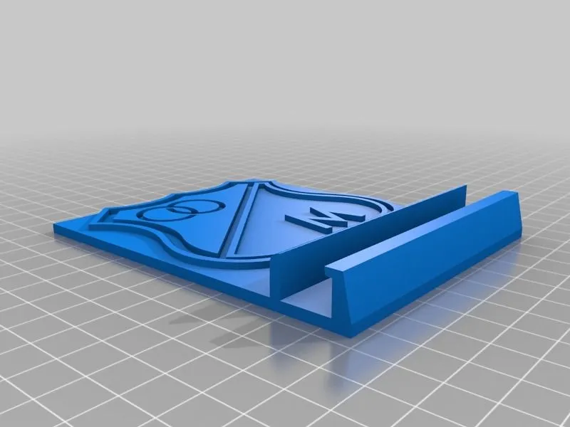 Archivo 3D gratis Soporte Celular con escudo de Millonarios・Objeto para impresora 3D para descargar・Cults