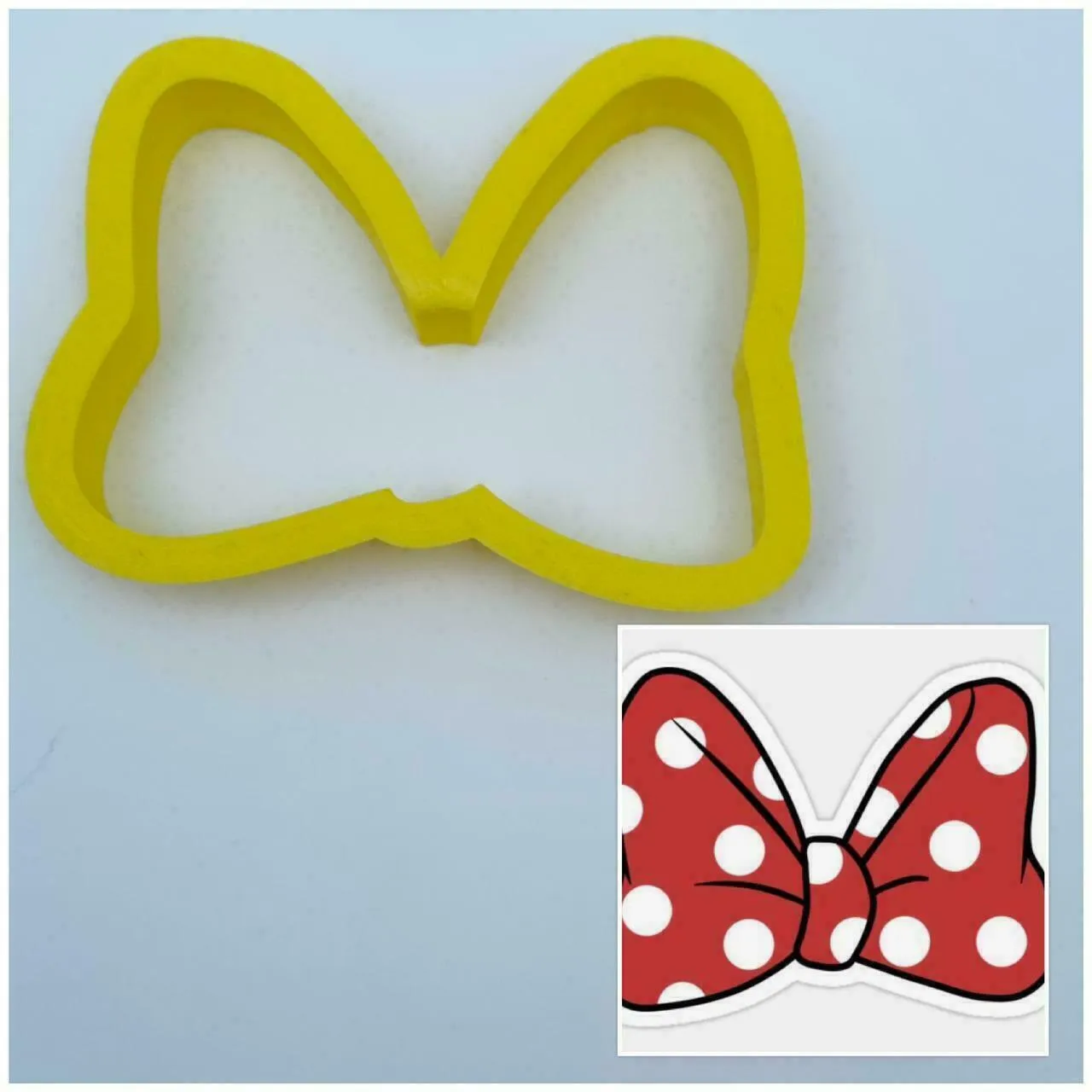 Archivo STL gratis Moño Minnie Mouse Cortador de galletas・Diseño de  impresora 3D para descargar・Cults