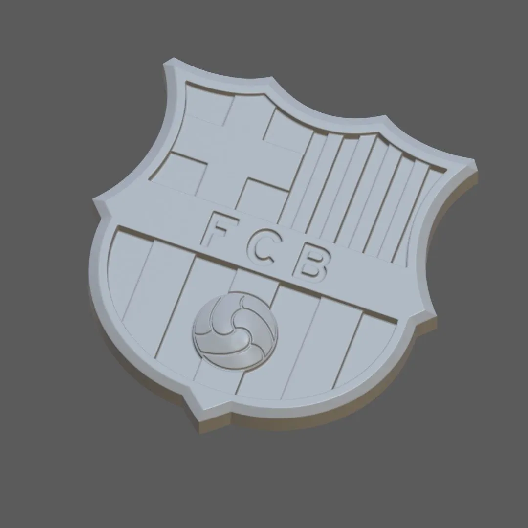 Archivo STL gratuito FC Barcelona・Objeto para descargar e imprimir en  3D・Cults