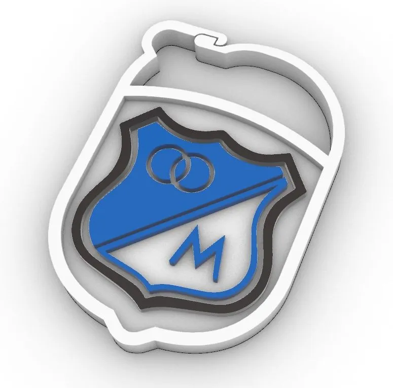 Archivo STL llavero de Millonarios, millos・Diseño de impresión en 3D para descargar・Cults