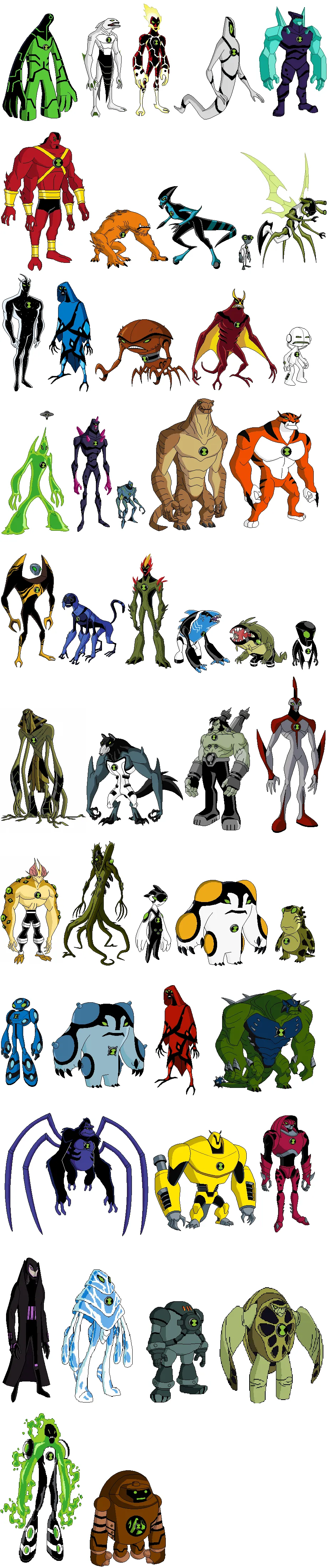 Archivo:The Original Aliens From Ben 10 in Ultimate Alien UA (1 ...
