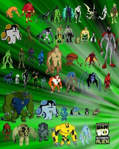 Archivo:Todos los aliens de ben 10 ultimate alien.jpg - Ben 10 Wiki ...