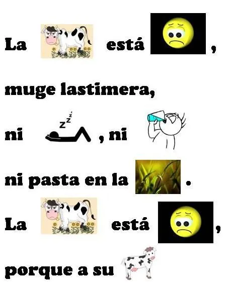 EL ARCO IRIS DE MI COLE: LA VACA LLORONA ( GLORIA FUERTES )