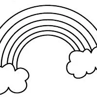 ARCO IRIS DIBUJOS PARA COLORER