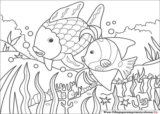 Arco iris para imprimir y colorear - Imagui