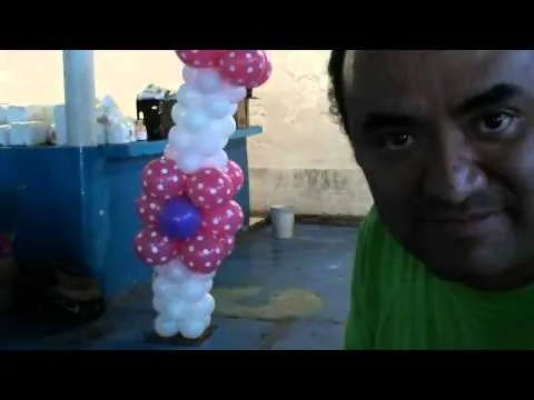 arco kitty flores polka globos chasty - YouTube