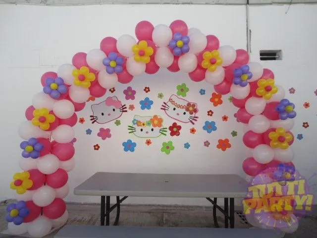 Arcos con globos para fiestas- Tutti Party Playa del Carmen