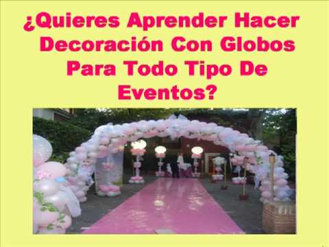 Como Hacer Arcos Con Globos Paso A Paso - YouTube