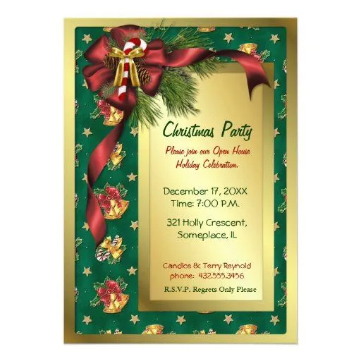 Arcos e invitación del navidad de Belces | Zazzle