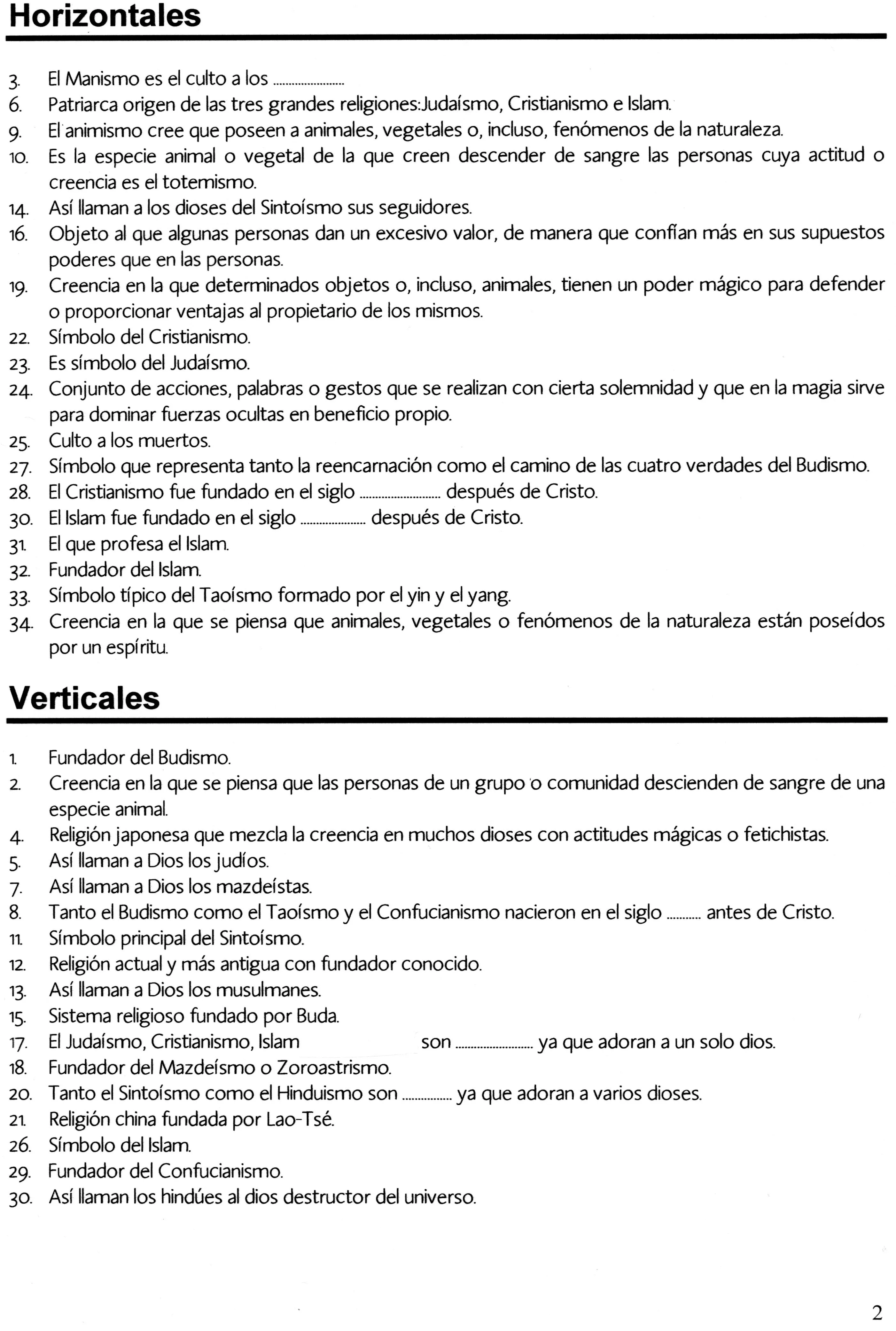 Área de Enseñanza de Contenidos Religiosos