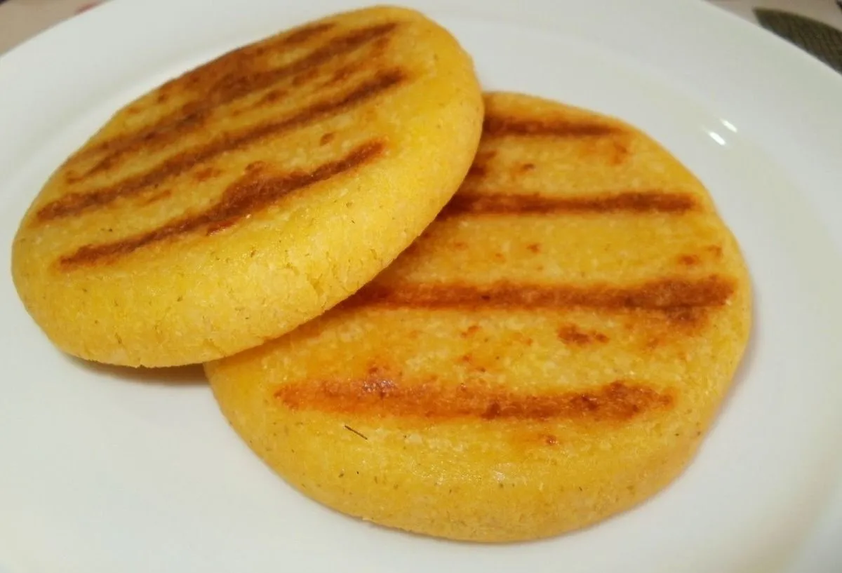 La arepa de Maíz Pilao – Mercado de Chacao