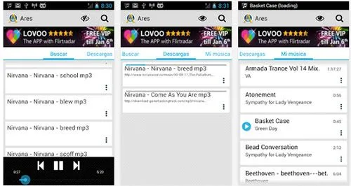 Ares para Android - 2 Alternativas para descargar en tu celular