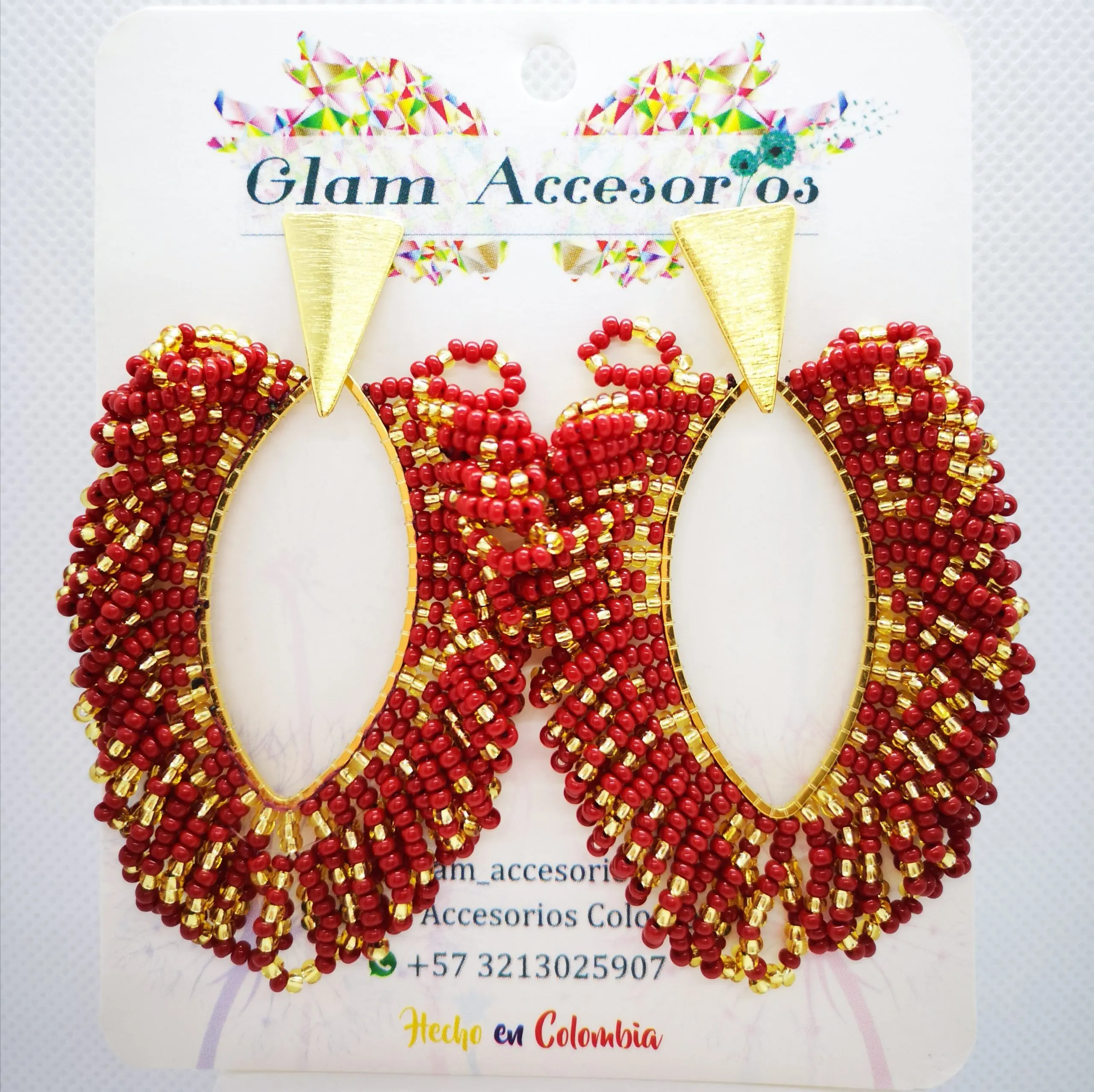 ARETES MOSTACILLA LARGOS – Glam Accesorios