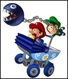 ARG-PAPERCRAFT: Mario y Luigi Bebe