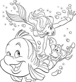 Ariel Coloring Pages - Free Printable Pictures Coloring Pages For Kids