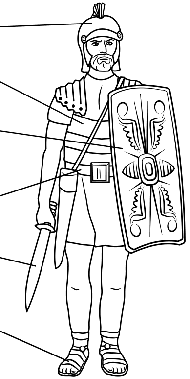 La Armadura de Dios para colorear ~ Mi vida sin Cristo no tiene ...