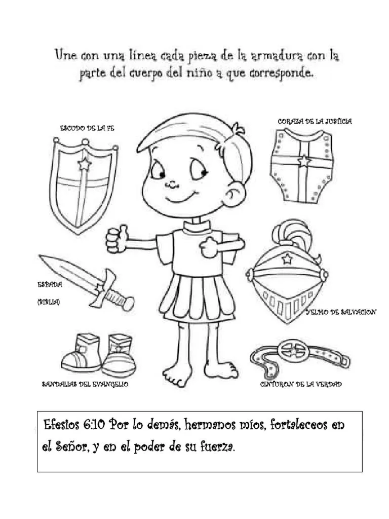 Armadura de Dios para Niños | PDF