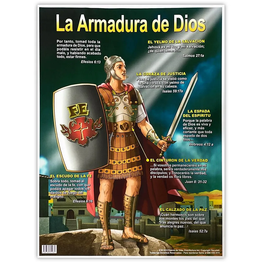 Armadura de Dios poster libro – Libreria Maranatha