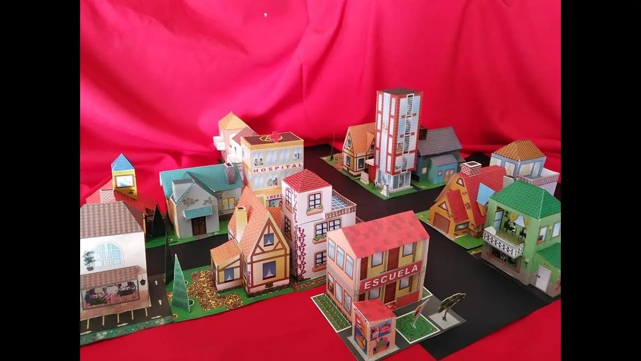 COMO ARMAR CASITAS DE LAMINAS PARA MAQUETAS - YouTube