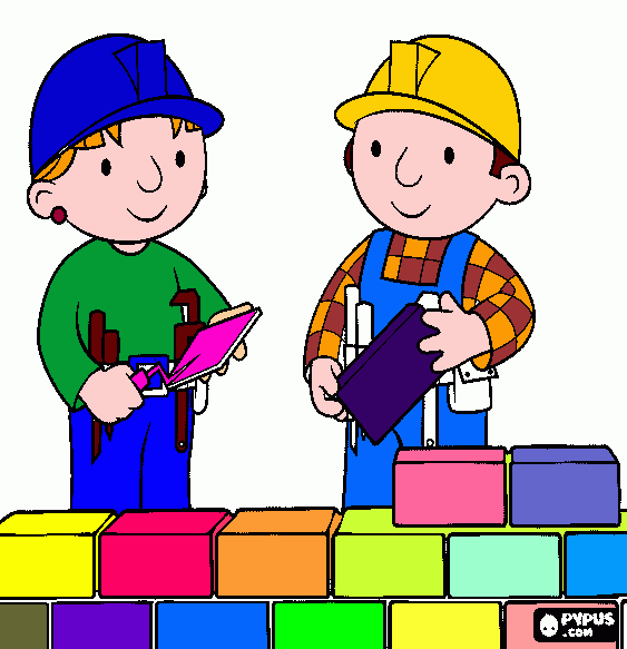 armar y constru para colorear, armar y constru para imprimir