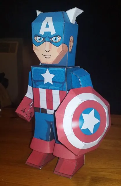 Armar figuras 3d en papel de marvel parte II - Taringa!