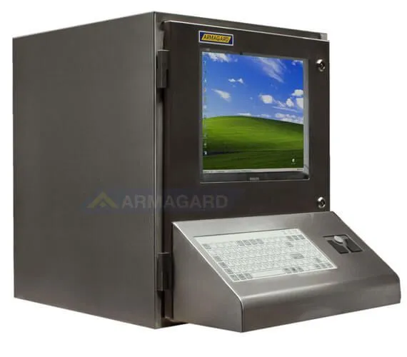 Armario ordenador Inox | Armario ordenador Inox y pantalla contra ...