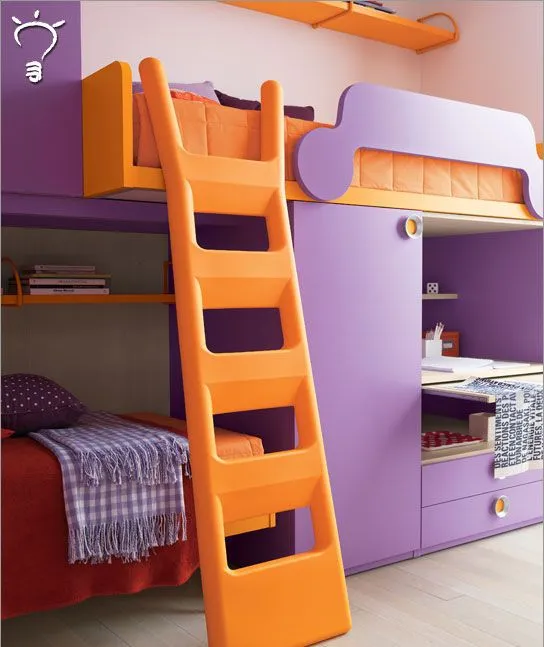 Armario puente para cama infantil (niña) - IDEA 12 - Klou xl by ...