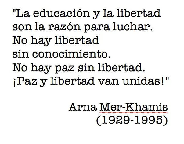 Arna's children': La educación y la libertad son la razón para ...