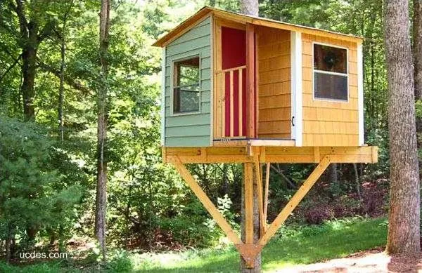 Arquitectura de Casas: Una casa del árbol para niños.