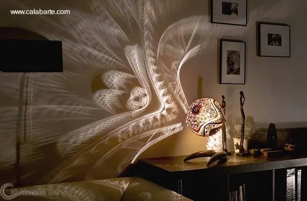 Arquitectura de Casas: Lámparas de mesa artesanales.