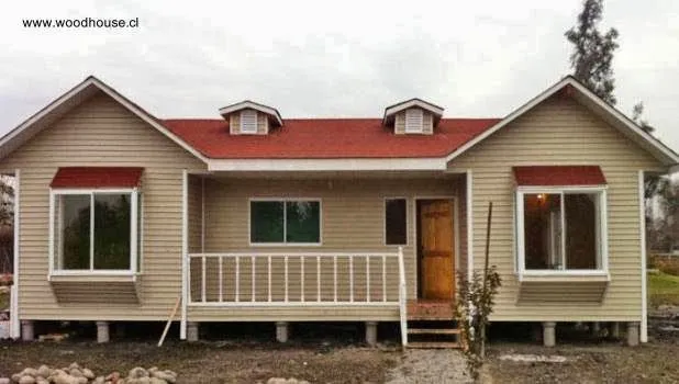 Arquitectura de Casas: Modelos de casas prefabricadas en Chile.