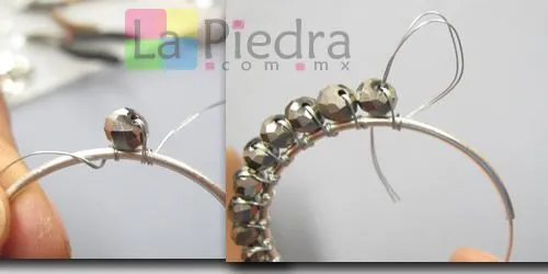 Como hacer arracadas con piedras