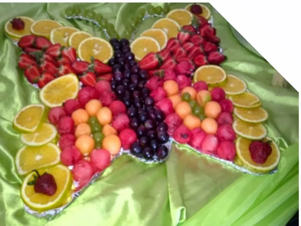 Tu Arreglo Frutal...arte con sabor!: Mesas decoradas con frutas ...