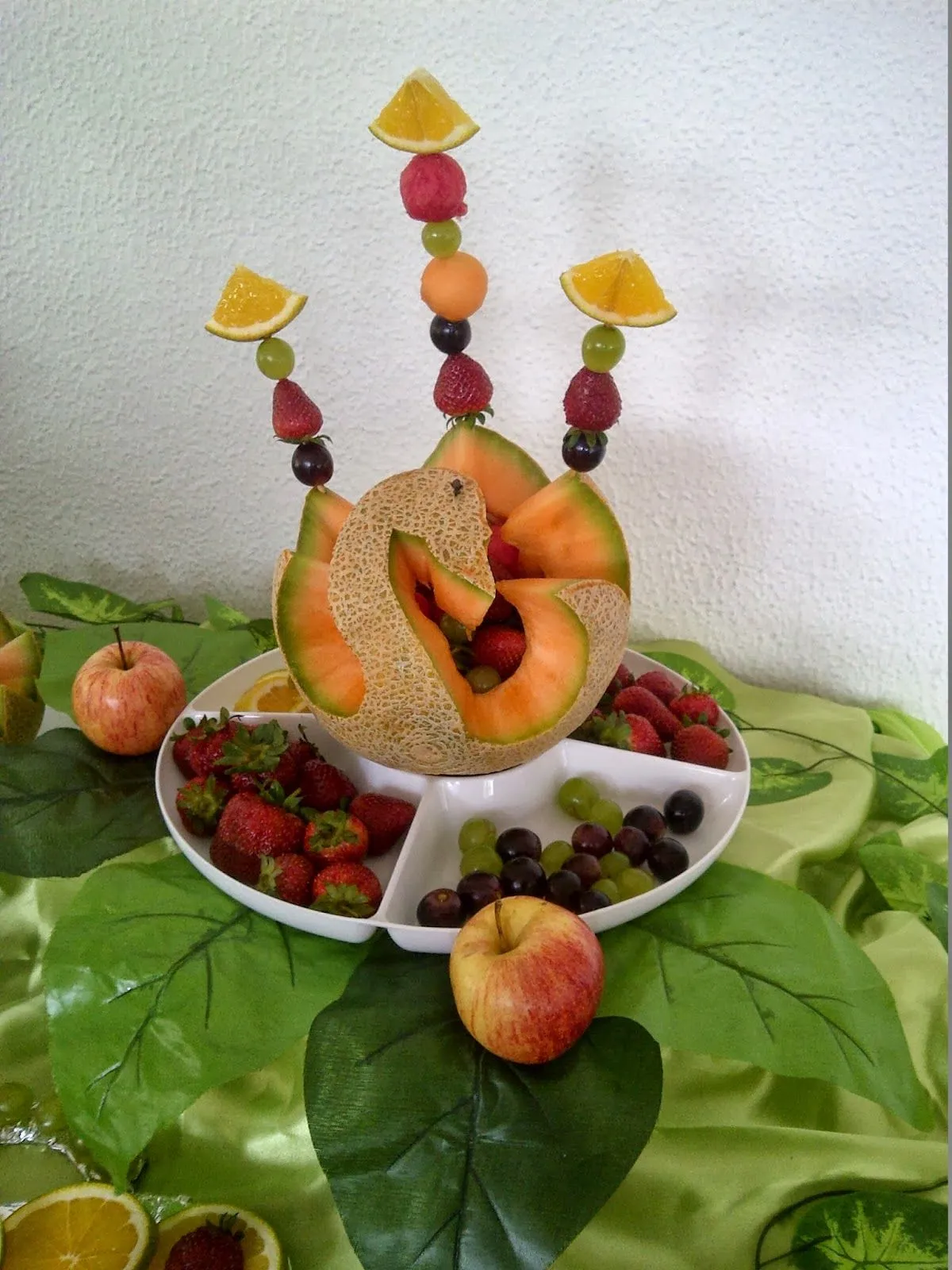 Tu Arreglo Frutal...arte con sabor!: Mesas decoradas con frutas ...