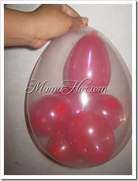 Arreglo de Globos Decorados para el día del Amor - Manualidades ...