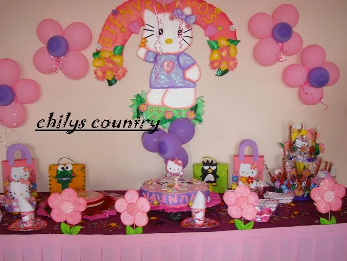 Ideas para fiestas infantiles con motivo de Hello Kitty - Imagui